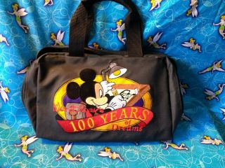 Authentic Disney Pin Bag Carrying Case Disney Store 100 Years Of Dreams