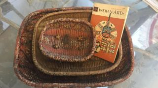 Antique Native American California Indian Basket Klamath