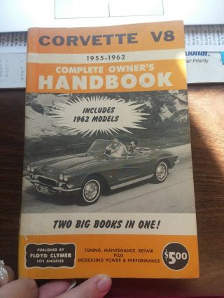 Vintage 1st Edition 1955 - 1962 Corvette V8 Complete Owner 