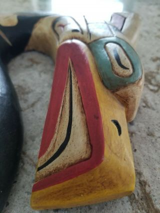 Eagle - Haida art Northwest - carved wood 2
