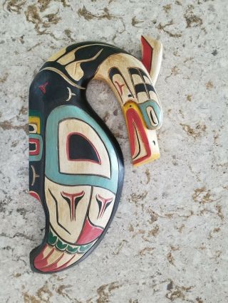 Eagle - Haida art Northwest - carved wood 5