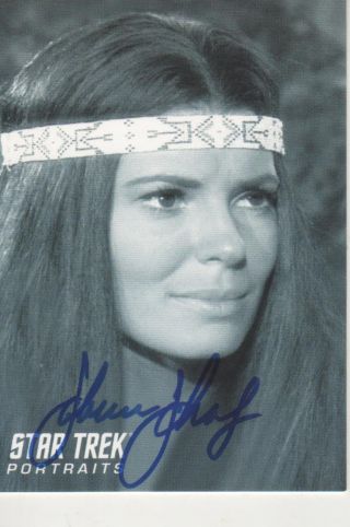 Sabrina Scharf Signed 2009n Star Trek Portraits M48 - Miramanee