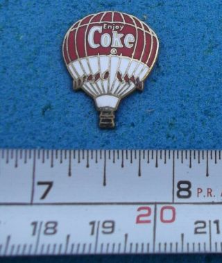 Enjoy Coke (coca - Cola) Hot Air Balloon MontgolfiÈre Pin D255