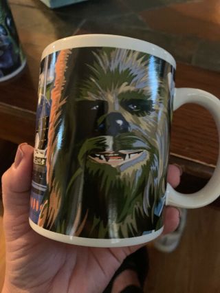 Star Wars Galerie Coffee Mug Cup Hans Solo Chewbacca Lando 2014 Lucasfilm