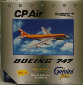 GEMINI JETS GJCDN070 1/400 Boeing 747 - 200 CP Air Canadian Pacific C - FCRA 3
