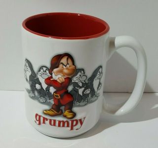 Walt Disney World Parks Snow White & The Seven Dwarfs Grumpy Ceramic Coffee Mug