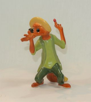 Vintage Walt Disney Productions Brer Fox Ceramic Figurine Japan Song Of South