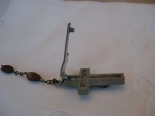 Antique Religious Crucifix from Rosary Opens Inner Compartment Roma Italy 4