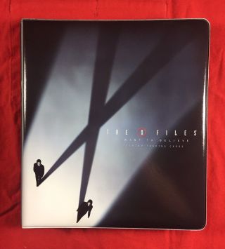 Inkworks The X Files I Want To Believe Card Binder Album Looseleaf