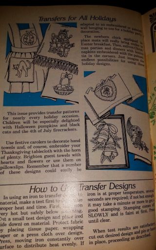 Workbasket Iron On Transfer Pattern Transfers For All Holidays 2