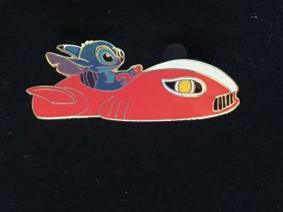 Disney (p.  I.  N.  S. ) - Stitch In Red Car / Space Cruiser Pin Le 500