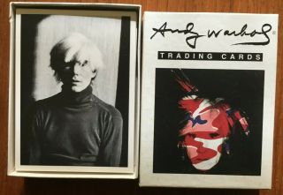 Andy Warhol Trading Cards Boxed Set By Acme Studio 1995 Full 36 Pc.  Rare