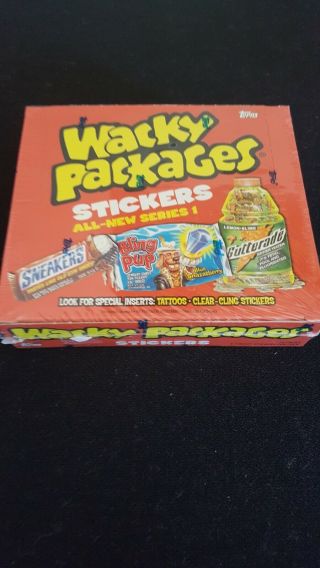 2004 Topps Wacky Packages All Series 1 Box Ans1 24 Packs Per Box