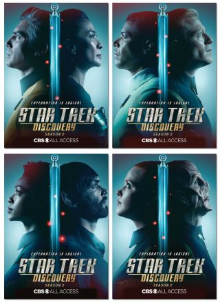 Star Trek Discovery - Season 2 - 4 Card Promo Set - Spock Pike Burnham