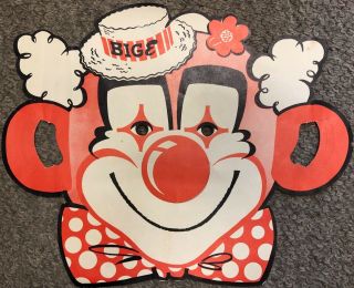 Vintage 1960s The Emporium Dept Store Cafe San Francisco Clown Mask Child 