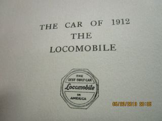 1912 locomobile hardbound sales book - - gorgeous & unique piece of history, 2