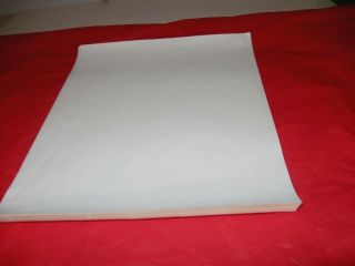 50 Sheets Of Vintage Clearcopy Onion Skin Paper 8 3/8 " X 10 7/8 " Sub.  9 - Cockle
