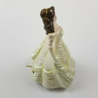 Disney Beauty and the Beast Belle Porcelain Wind Up Music Box Figurine by Schmid 2