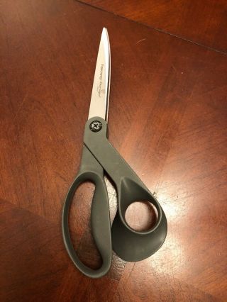 Gray Fiskars Razor Edged Scissors,  Model 08224,  Scrap Booking,  Craft,  Sewing