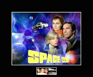 Space 1999 Season 2 Collage 8 " X 10 " Photo - 11 " X 14 " Black Matted