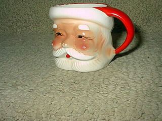 Vintage Japan Santa Claus Cup Mug Christmas Decoration