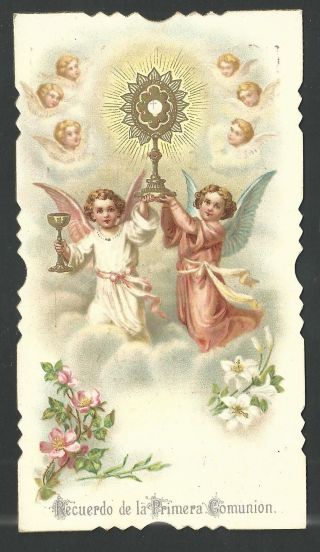 Holy Card Antque De La Custodia Andachtsbild Santino Estampa Image Pieuse