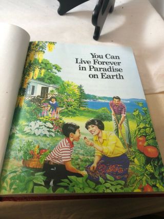 YOU CAN LIVE FOREVER IN PARADISE ON EARTH,  WATCHTOWER Small 1989 Edition 3