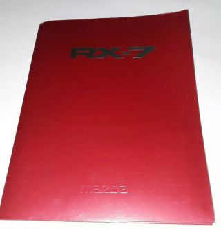 Press Kit 1993 Mazda Rx - 7 Rx7 Sports Car Media Information Photos Slides Specs