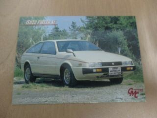 Vintage 1998 Japanese Gmc Trading Card No.  57 Isuzu Piazza Xe