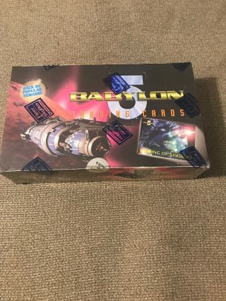 1996 Babylon 5 Skybox Collectible Trading Cards Box 48 Ct 6900 Of 16000