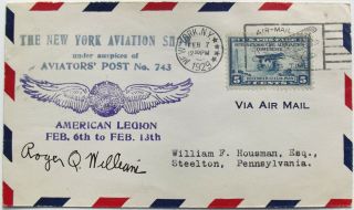 Roger Q.  Williams Aviation Pioneer Test Pilot Record Holder Signed Cover