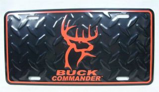 Buck Commander Diamond License Plate Car Truck Tag Duck Dynasty Deer Hunting