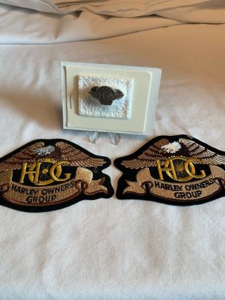 Hog Harley Owners Group Patches And Hog 1996 Ladies Of Harley Pin