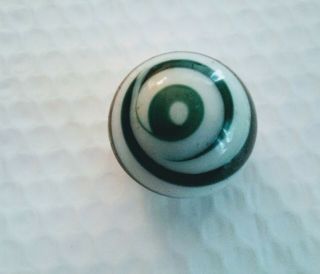 Vintage Green And White Swirl Marble Gear Shift Shifter Knob Ratt Rod