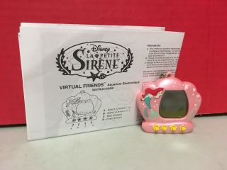 The Little Mermaid Virtual Pet Friends Electronic Aquarium Pink Shell Disney