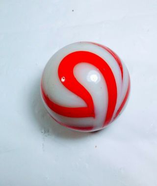 Vintage Red And White Swirl Marble Gear Shirt Shifter Knob Ratt Rod