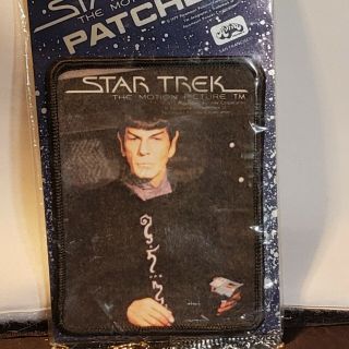 Vintage 1979 Star Trek The Motion Picture Spock Patch Nip