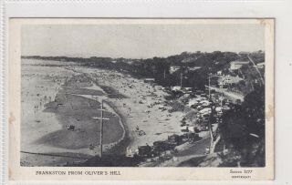 Vintage Postcard Frankston From Olivers Hill Victoria 1900s
