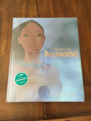 Disney The Art Of Pocahontas Hardcover Book - 1990’s - New/sealed
