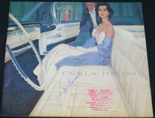 1960 Cadillac Automobile Car Advertising Sales Brochure Guide Vintage Gm