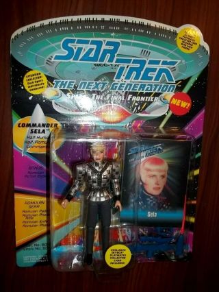 1993 Star Trek Tng Playmates 5 " Commander Sela Figure - In Package