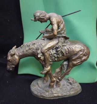 Trail Of Tears Native American Horse And Rider Statue Figurine