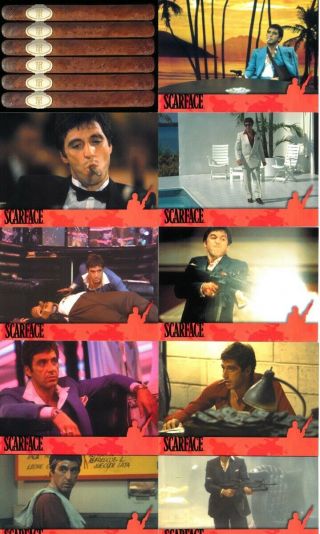 Scarface Movie Trading Cards Al Pacino Factory Set Of (30) Cards