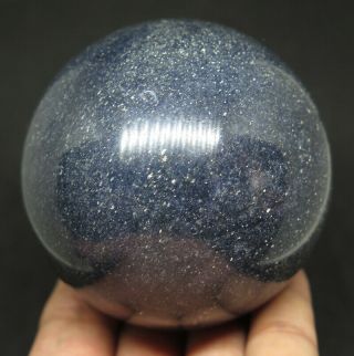 71mm 1lb 2.  5oz Natural Lazurite Jasper Crystal Sphere Ball