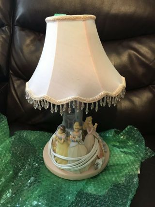 Disney Princess Lamp With Night Light 3 Settings Cinderella Aurora Snow White