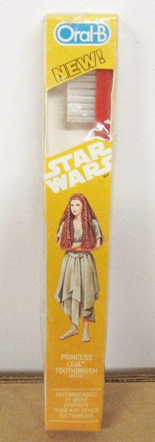 Vintage 1983 Star Wars Princess Leia Oral B Toothbrush