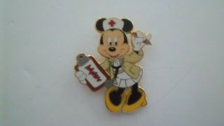Disney Wdw Nurse Minnie With Clipboard Pin