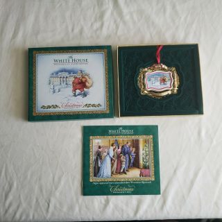 White House Historical Christmas Ornament 2011 Roosevelt " I Hear There Are Kids "