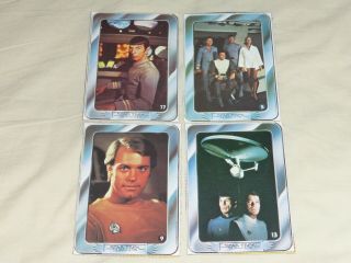 Star Trek The Motion Picture 1979 Set 4 Cereal Box Cards Kirk Spock Mccoy Ilia