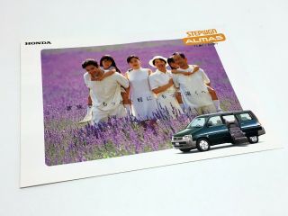 1999 Honda Step Wagon Almas Jdm Brochure - Japanese Domestic Market